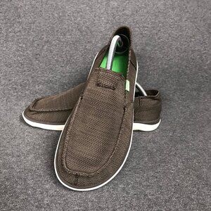 NWOT Sanuk Vagabond Tripper Sidewalk Surfer Mens 9 Brown Slip On Shoes Loafers